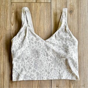 Lululemon Align Leopard Print Sports Bralette Size 8